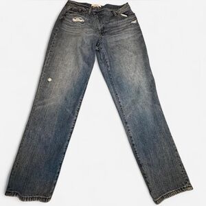 Pistola Dark blue distressed straight leg jeans size 29 white brand tag